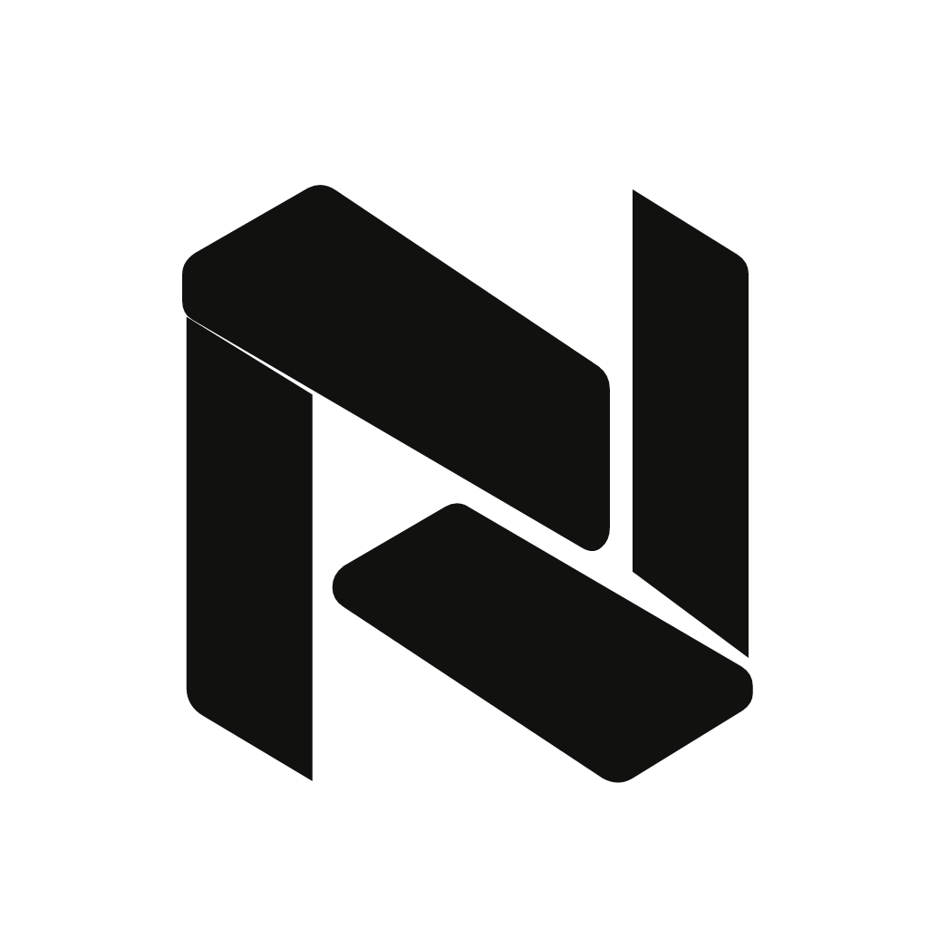 Default Noema app icon with black Fold mark on white